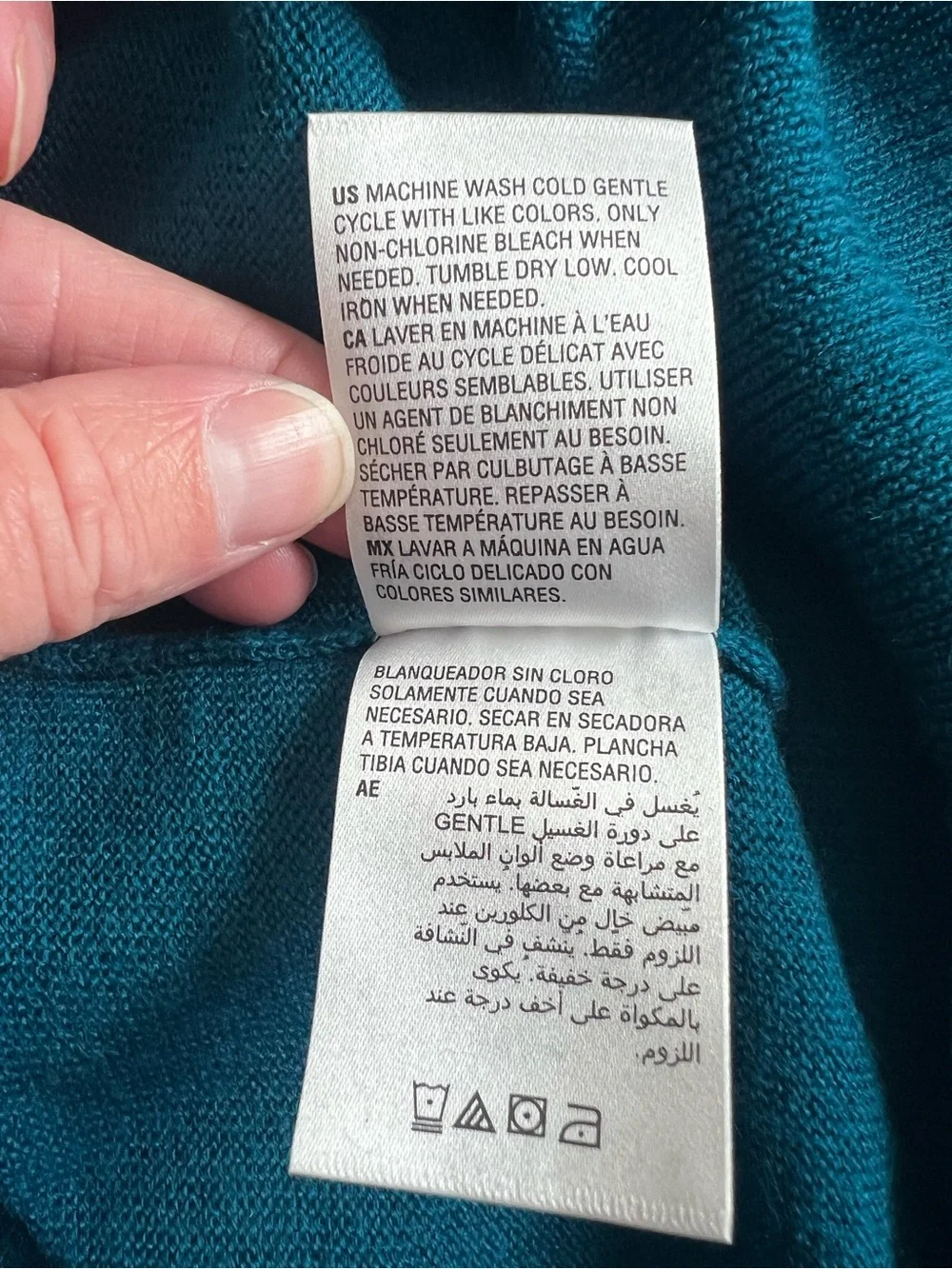 Club Room Men’s XL Merino Wool Blend V-Neck Sweater Majestic Teal NWT